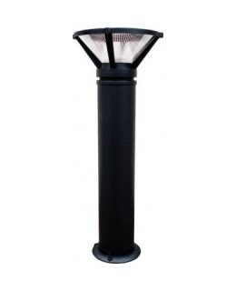 Dabmar D480-LED112-B 120V Cast Aluminum Bollard BLACK
